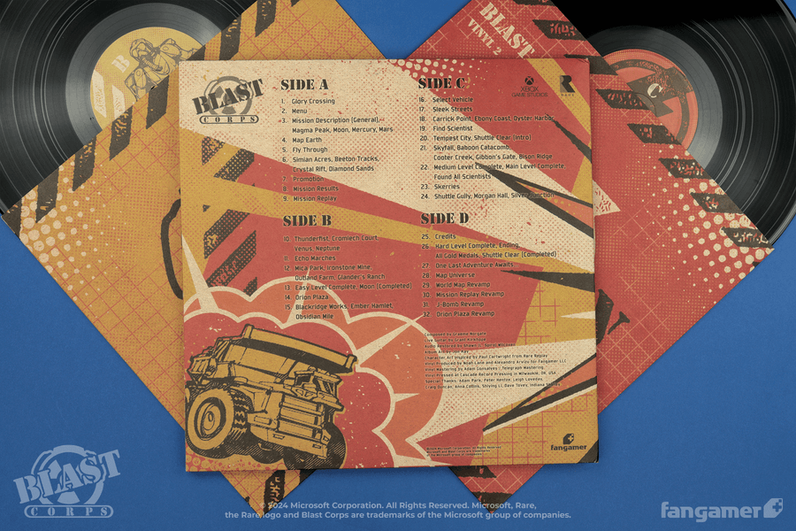 Blast Corps Vinyl Soundtrack - Blast Corps