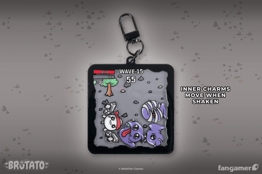 Spud Survivor Shaker Charm - Brotato