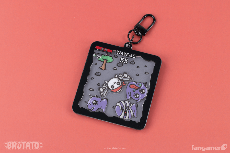 Spud Survivor Shaker Charm - Brotato