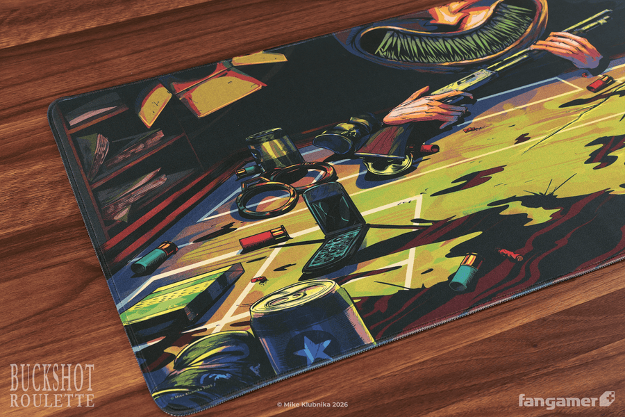 Final Showdown Desk Mat - Buckshot Roulette