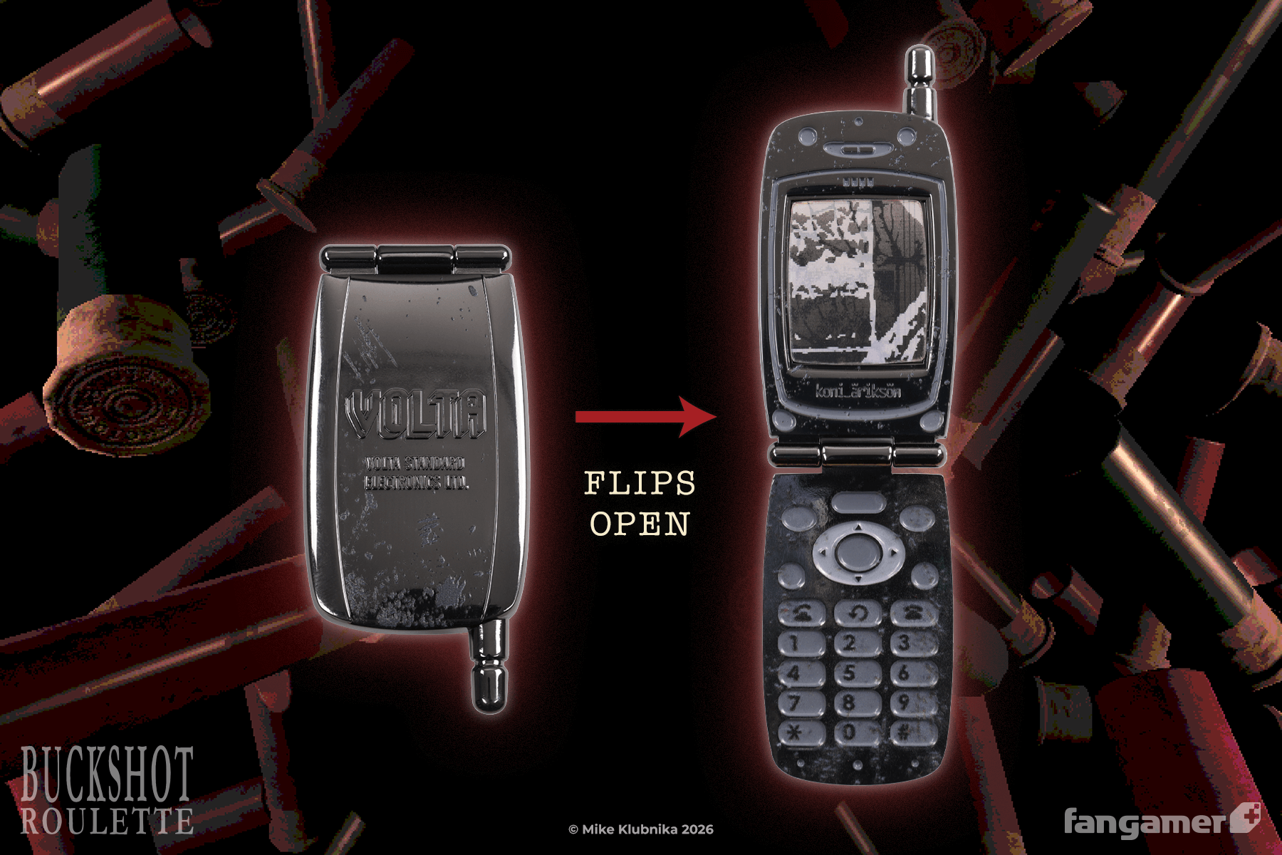 Phone Boolet Buckshot Roulette - Burner Phone Pin - Fangamer Europe