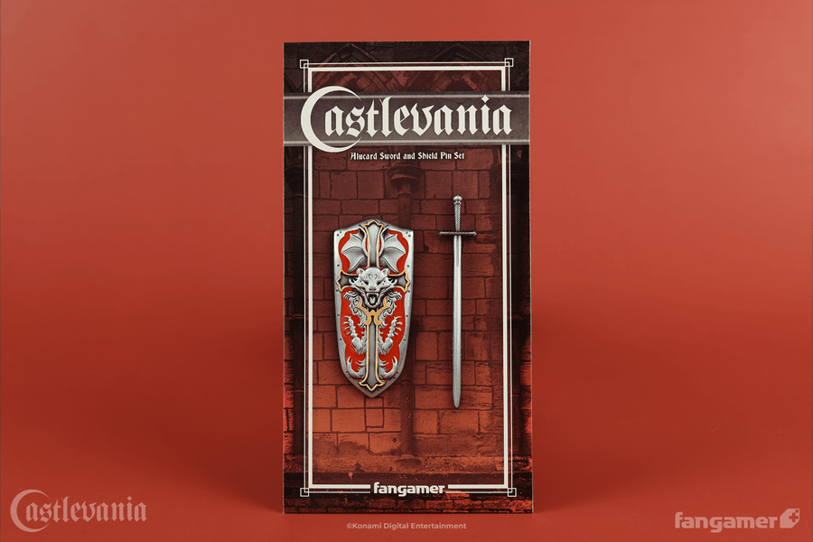 Alucard Shield & Sword Pin Set - Castlevania