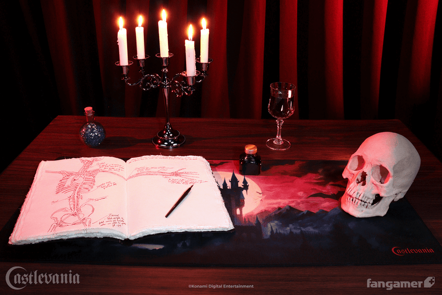 Lunar Citadel Desk Mat - Castlevania