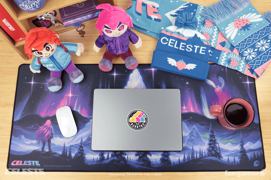 Celestial Skies Desk Mat - Celeste