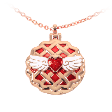 Strawberry Pie Mirror Locket