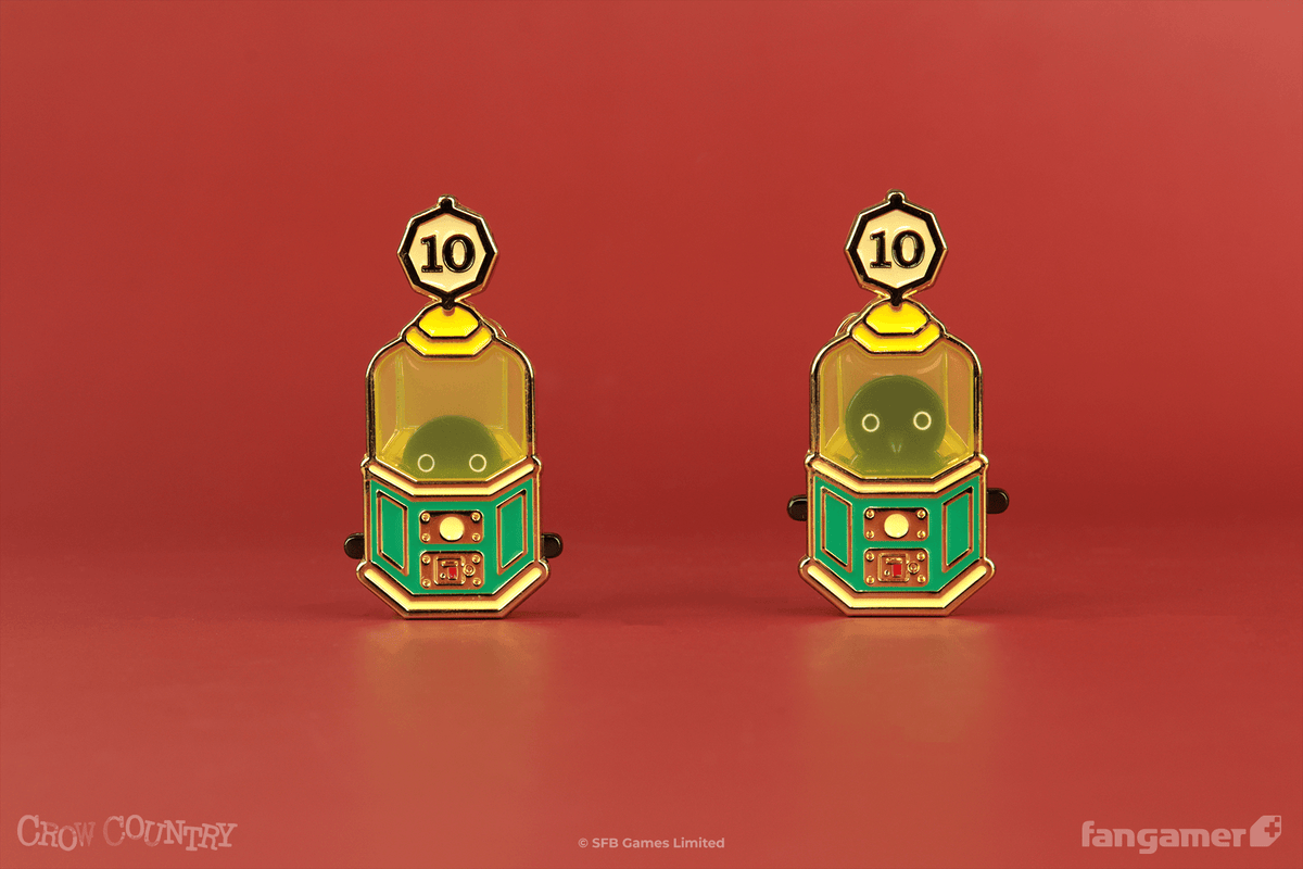 Crow Country - Fortune Teller Crow Sliding Pin - Fangamer Europe