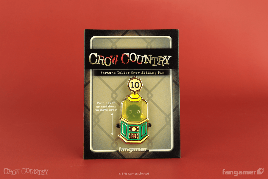 Fortune Teller Crow Sliding Pin - Crow Country