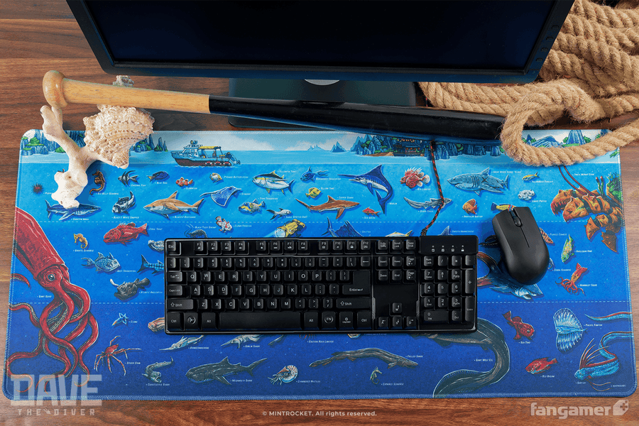 Diver's Desk Mat - Dave the Diver