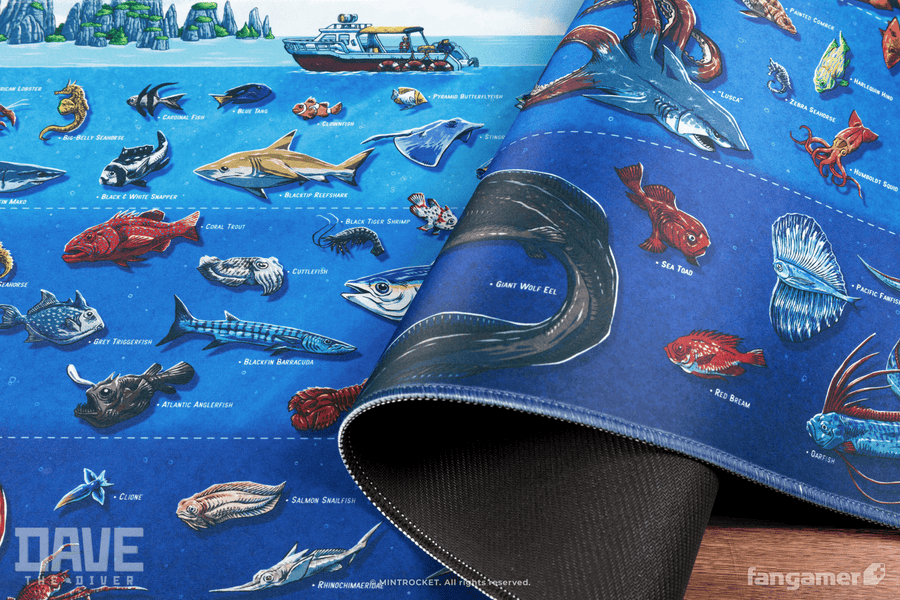 Diver's Desk Mat - Dave the Diver