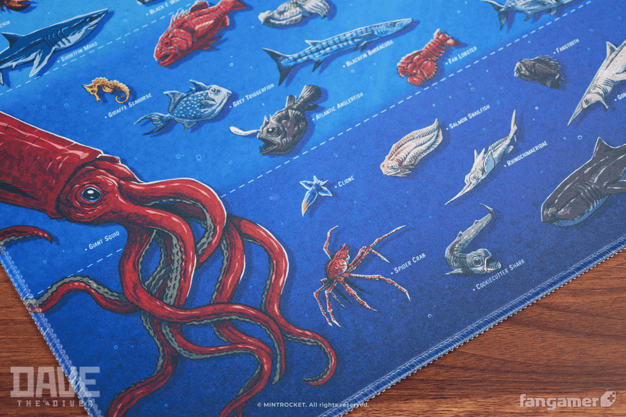Diver's Desk Mat - Dave the Diver