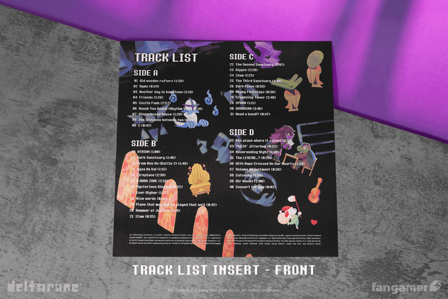 DELTARUNE Chapter 4 Vinyl Soundtrack - DELTARUNE