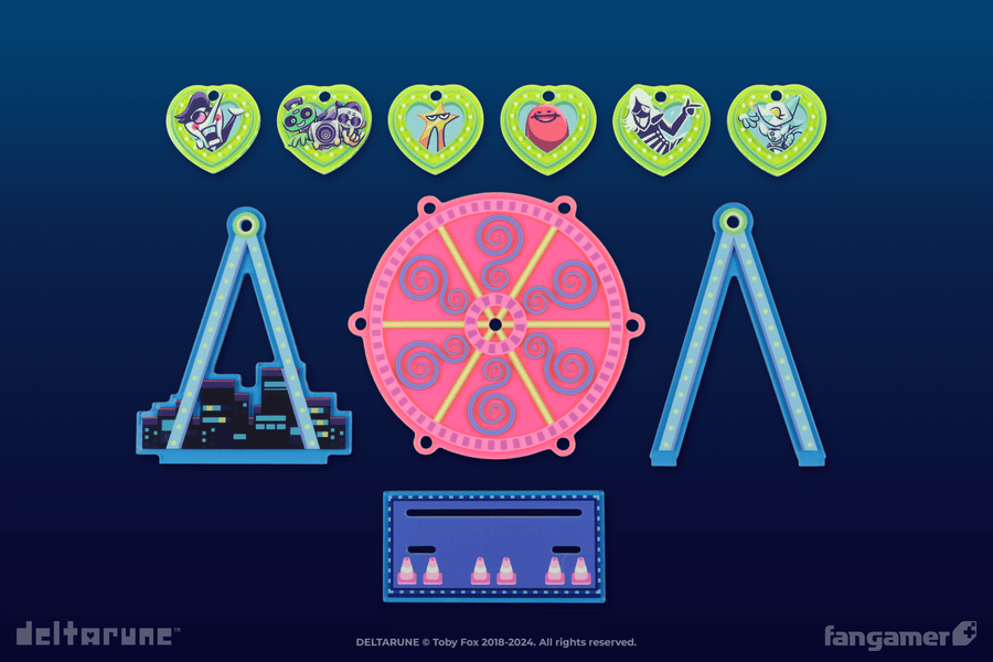 Cyber City Ferris Wheel Acrylic Standee - DELTARUNE