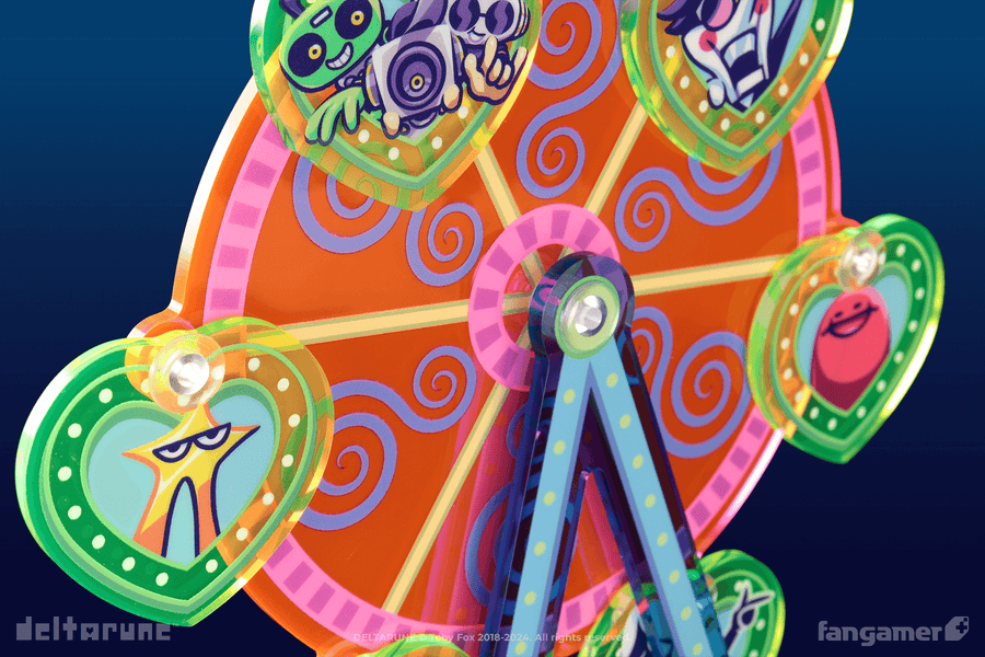 Cyber City Ferris Wheel Acrylic Standee - DELTARUNE