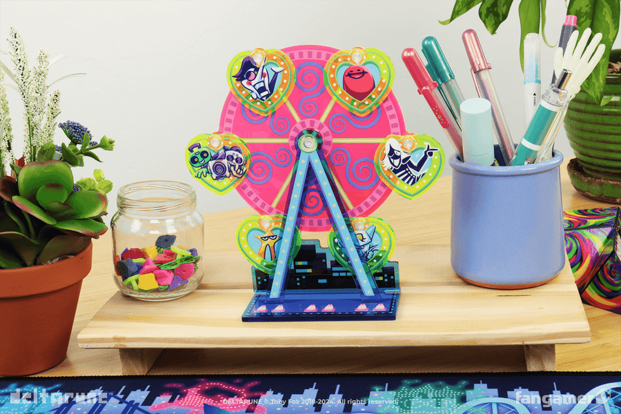 Cyber City Ferris Wheel Acrylic Standee - DELTARUNE
