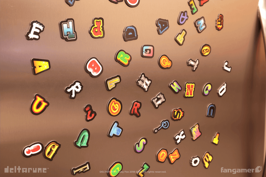 Mr. Tenna's Word Art Magnet Set - DELTARUNE