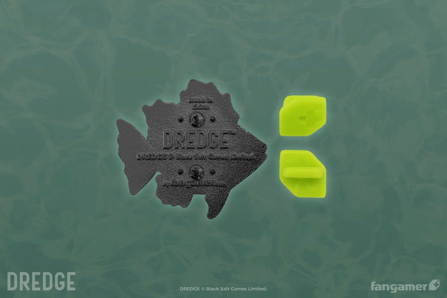 Voltaic Grouper Glow-in-the-Dark Pin - DREDGE