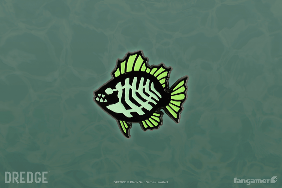 Voltaic Grouper Glow-in-the-Dark Pin - DREDGE
