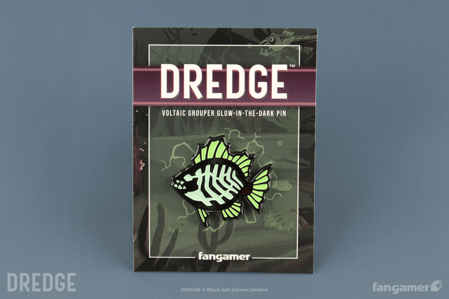 Voltaic Grouper Glow-in-the-Dark Pin - DREDGE