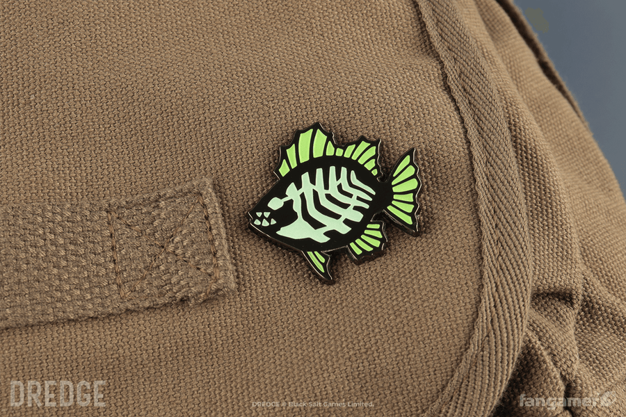 Voltaic Grouper Glow-in-the-Dark Pin - DREDGE