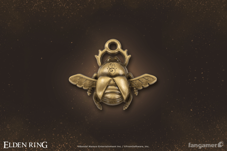 Gold Scarab Pin - ELDEN RING