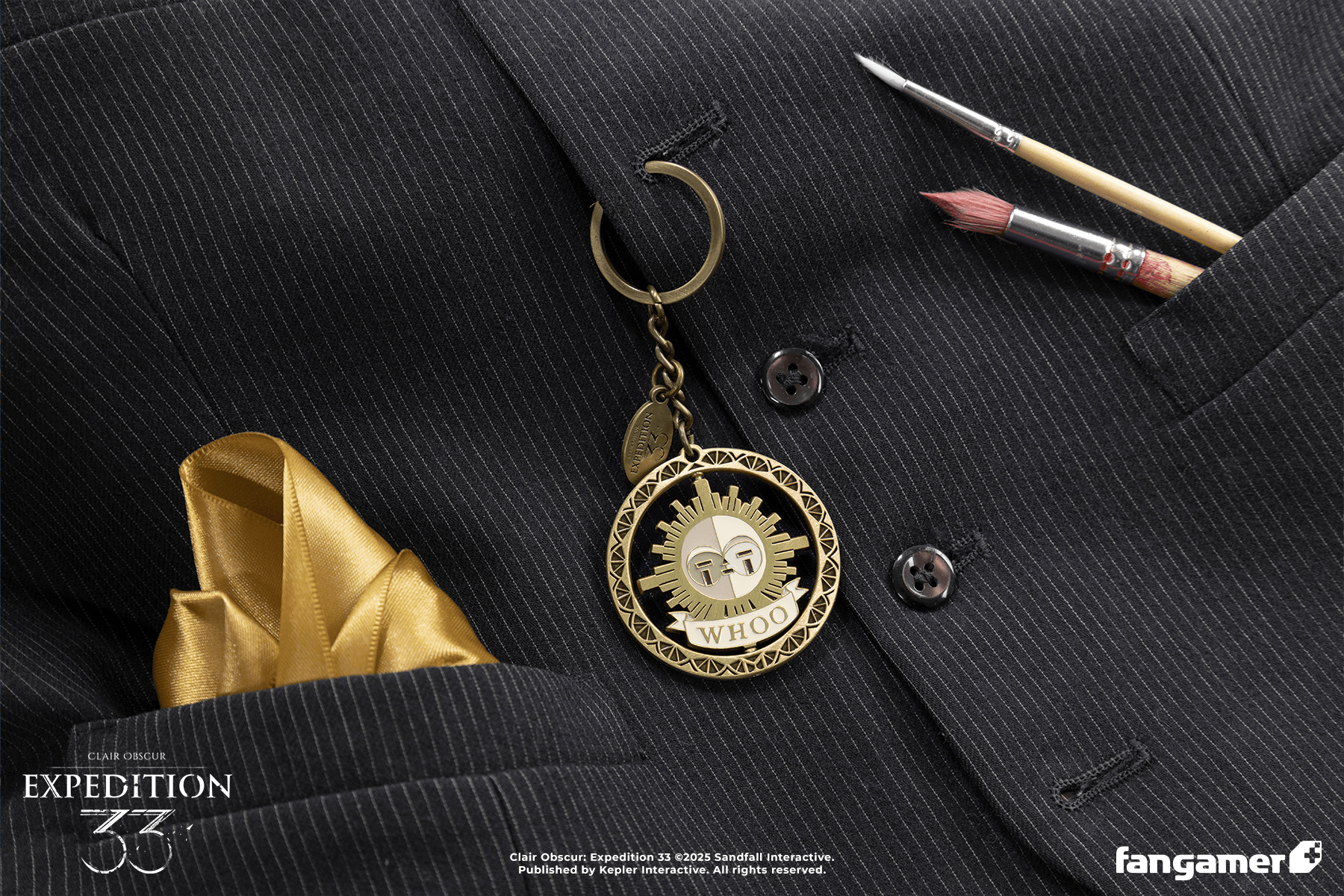 Clair Obscur: Expedition 33 - Whee Whoo Spinning Keychain
