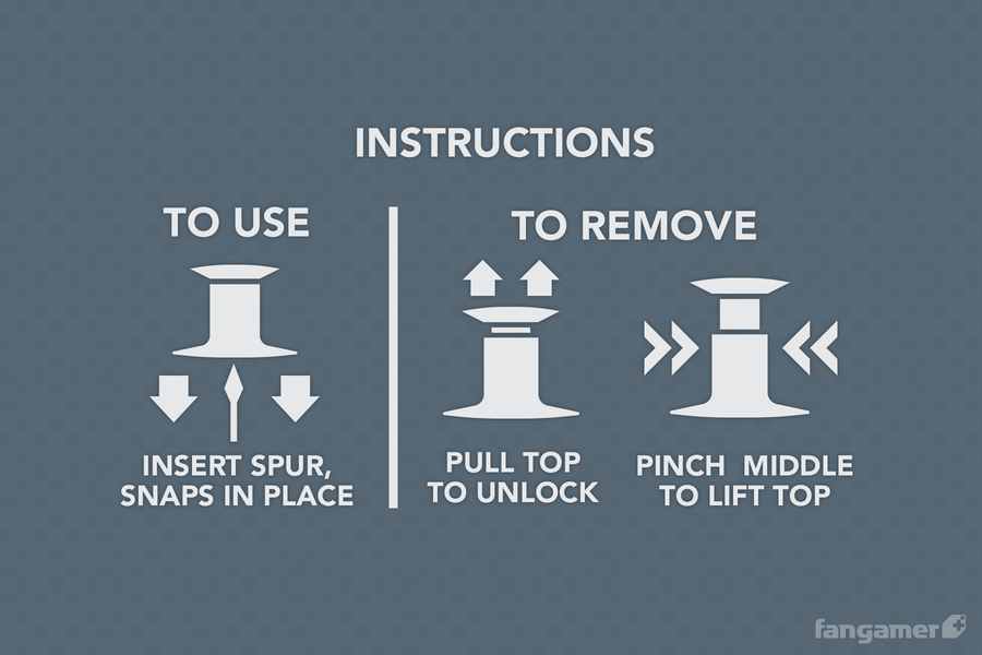Locking Pin Backs