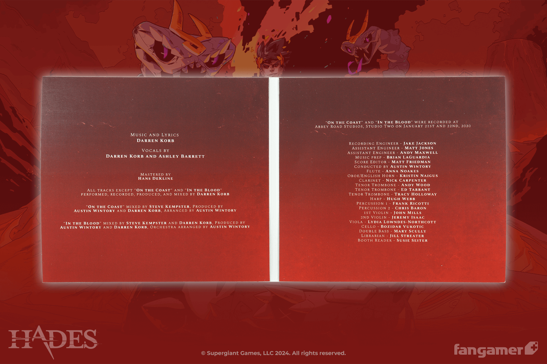 Hades Original Soundtrack CD - Fangamer Europe