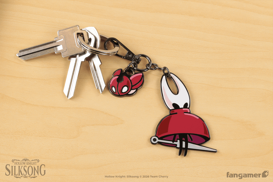 Drifting Hornet Keychain - Hollow Knight: Silksong
