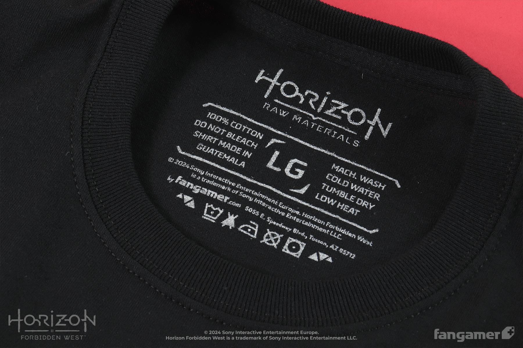 horizon forbidden west リメイクTシャツ　M　色ベージュ Horizon Forbidden West』公式ライセンスアパレルを2月18日より