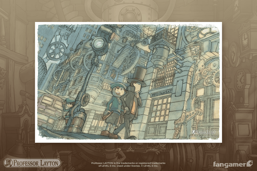 A Puzzling Poster - Professor Layton
