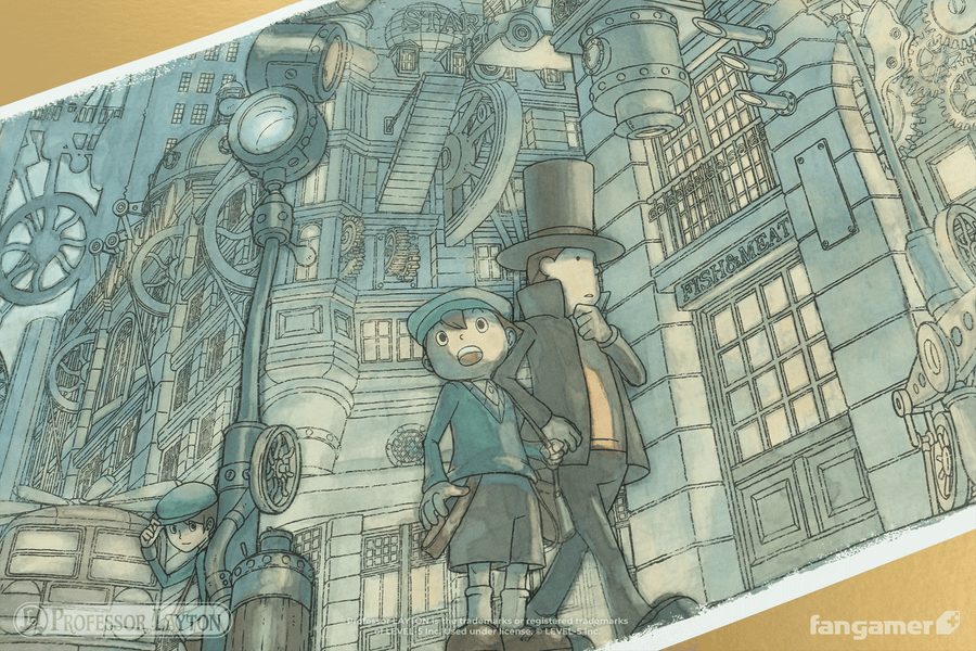 A Puzzling Poster - Professor Layton