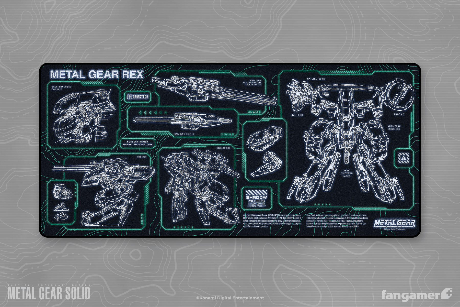 METAL GEAR SOLID - Mechanized Desk Mat