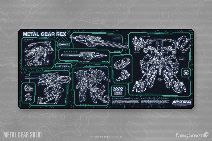Mechanized Desk Mat - METAL GEAR SOLID