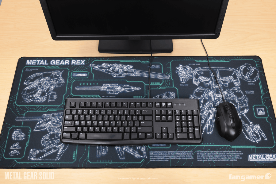 Mechanized Desk Mat - METAL GEAR SOLID