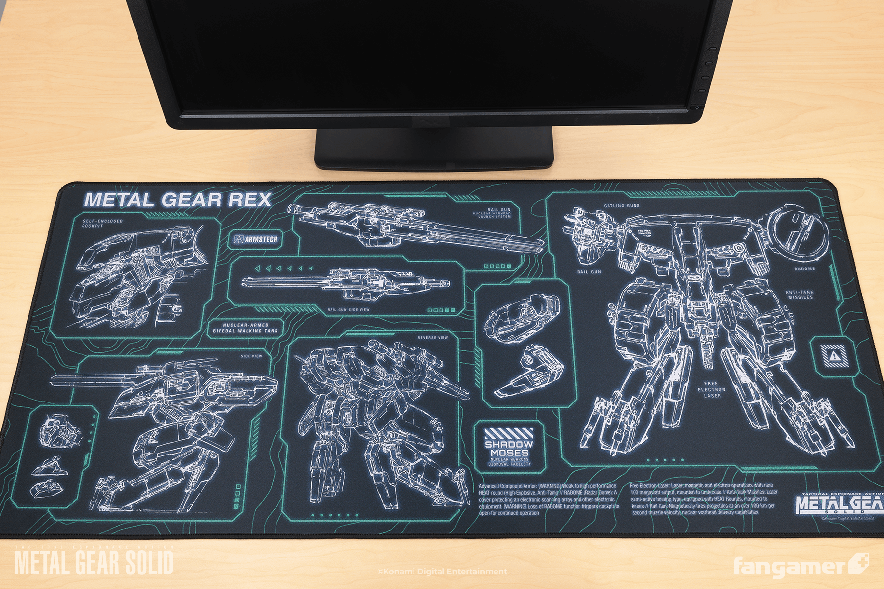 METAL GEAR SOLID - Mechanized Desk Mat - Fangamer Europe