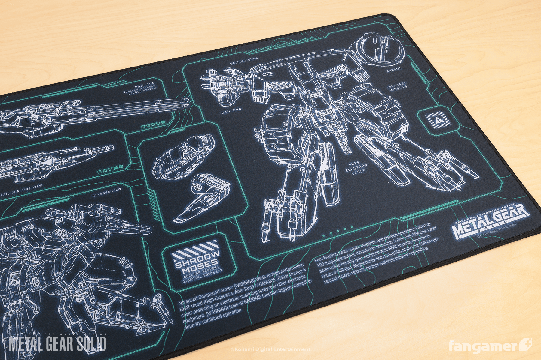 METAL GEAR SOLID - Mechanized Desk Mat - Fangamer Europe