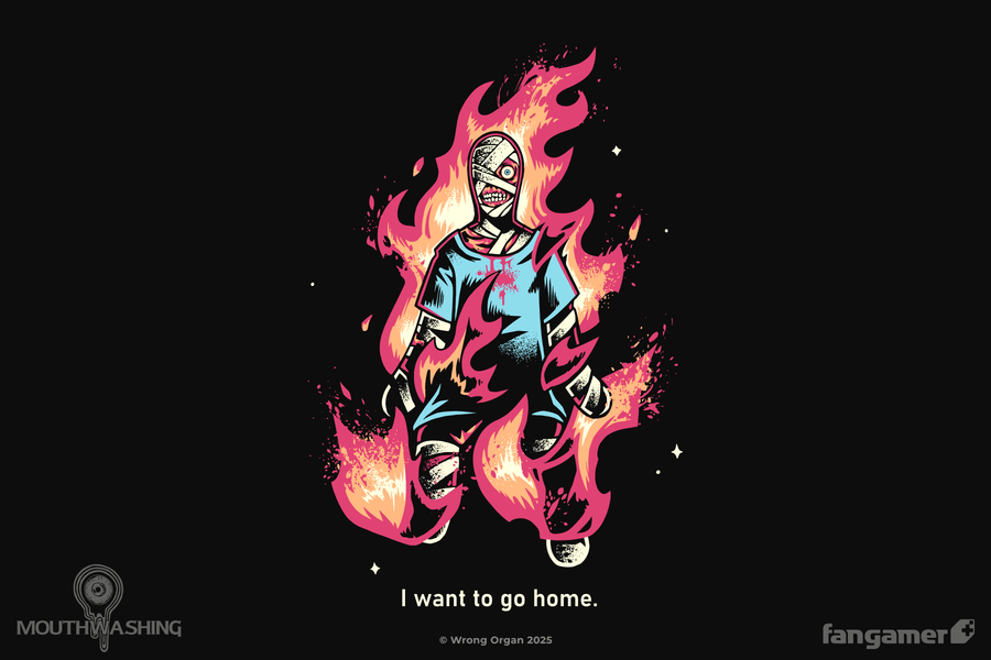 I want to go home. - MOUTHWASHING