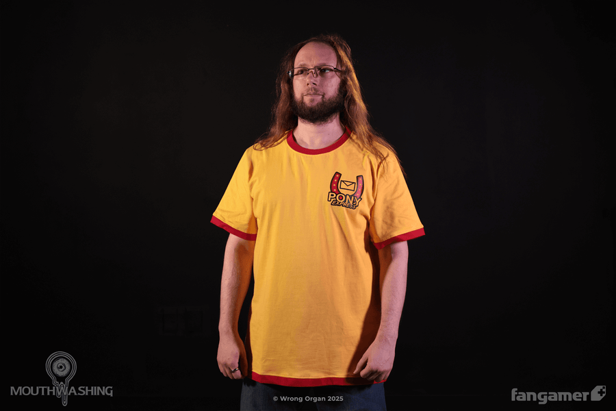 Pony Express Ringer T-shirt - MOUTHWASHING