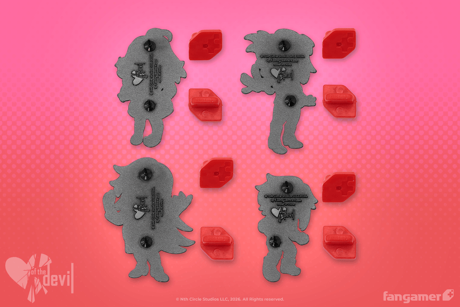 of the Devil Character Pin Set - of the Devil