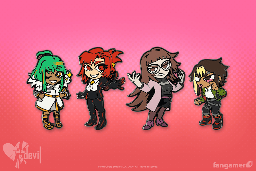 of the Devil Character Pin Set - of the Devil