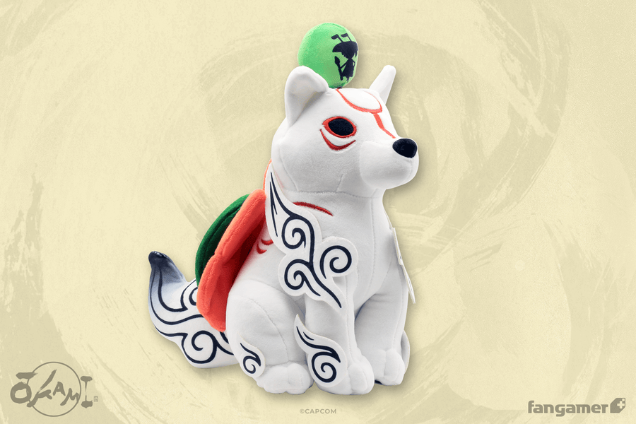 Amaterasu and Issun Plush - Okami