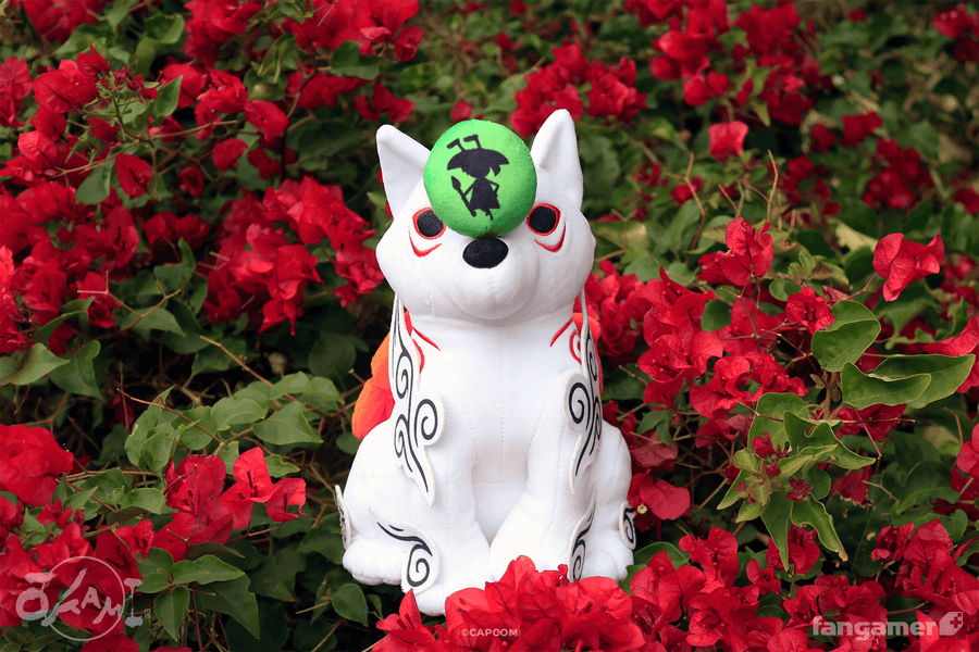 Amaterasu and Issun Plush - Okami
