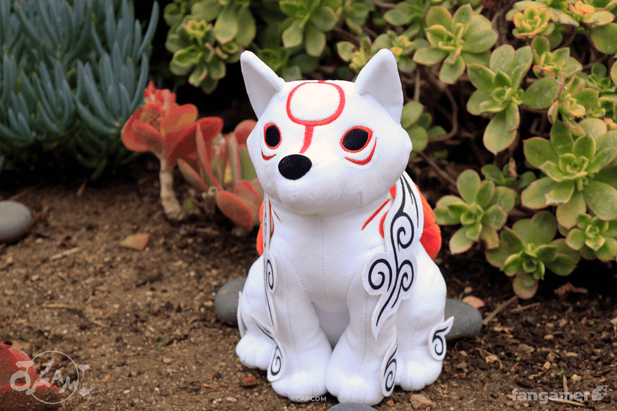 Amaterasu and Issun Plush - Okami