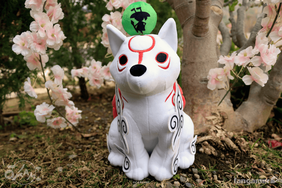 Amaterasu and Issun Plush - Okami