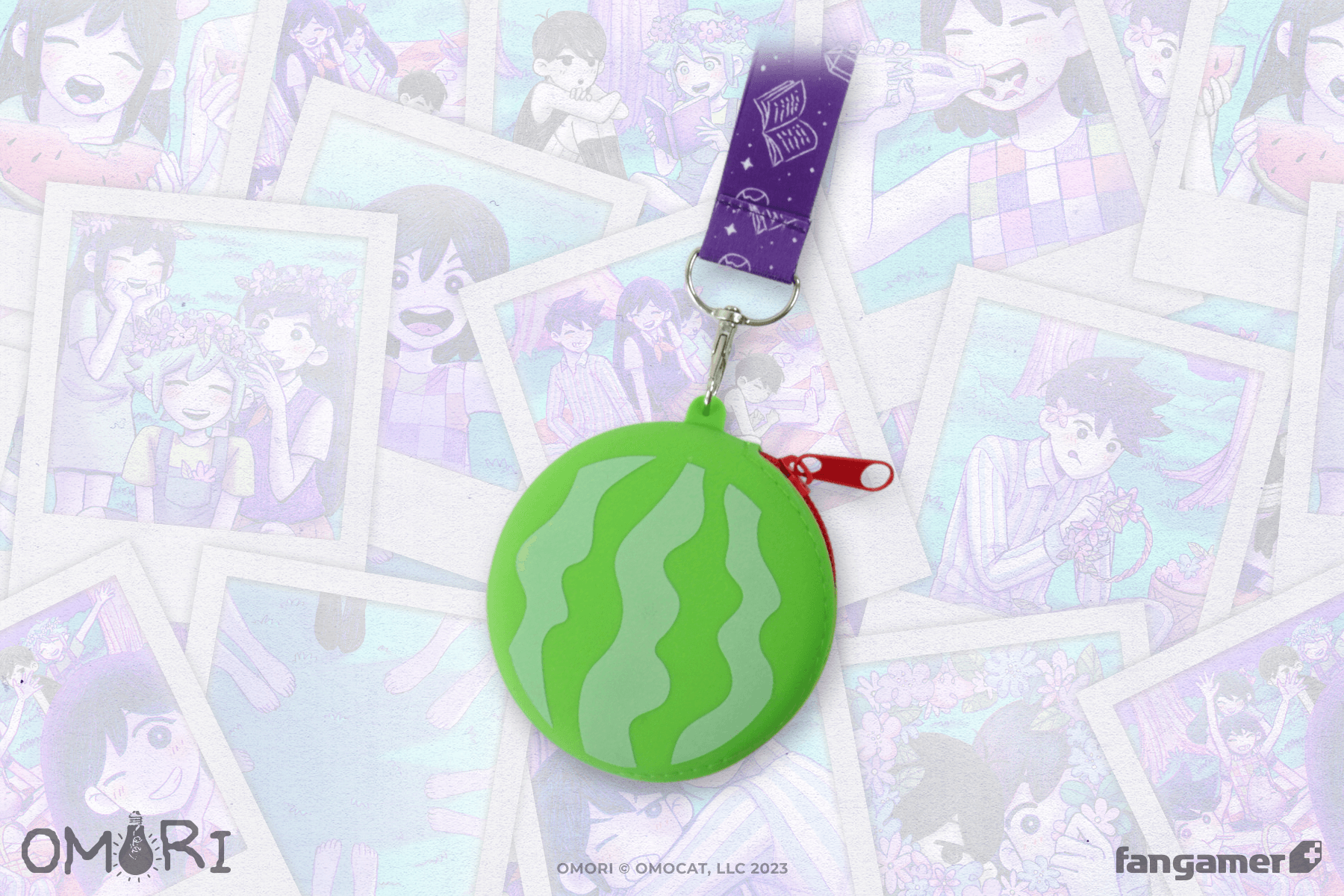 OMORI - Watermelon Pouch and Lanyard - Fangamer Europe