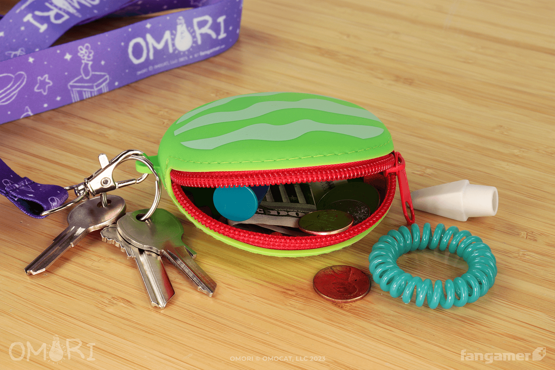 【予約】 - OMORI Watermelon Europe Fangamer - Lanyard and Pouch ストラップ