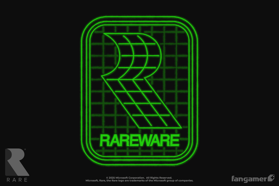 Wireframe Retro Logo - Rare