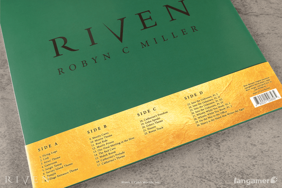 Riven Vinyl Soundtrack