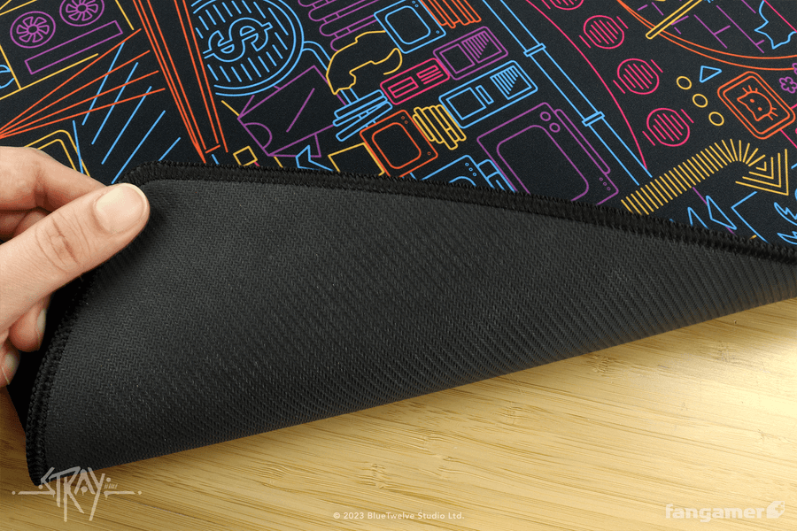 Walled City 99 Desk Mat - STRAY