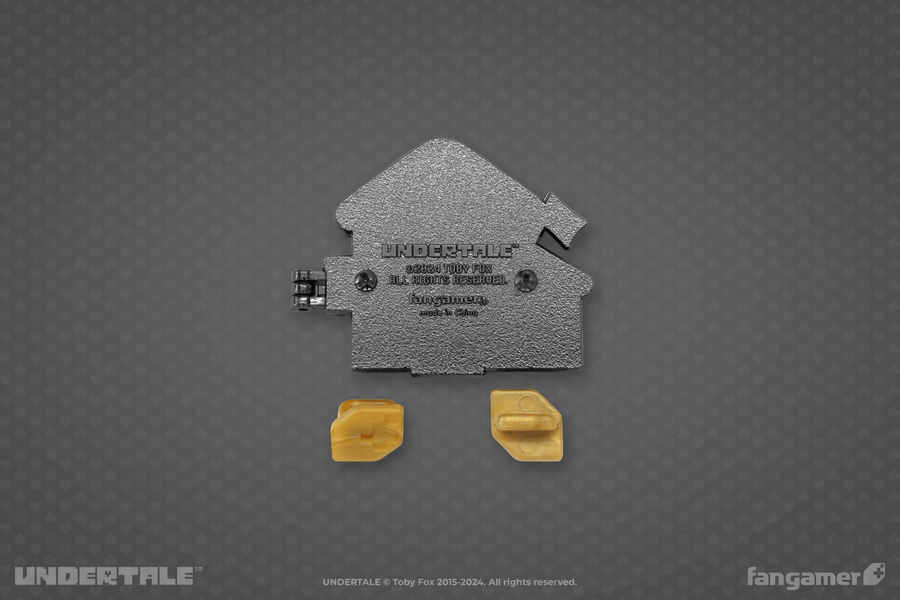 Papyrus & Sans's House Hinged Pin - UNDERTALE